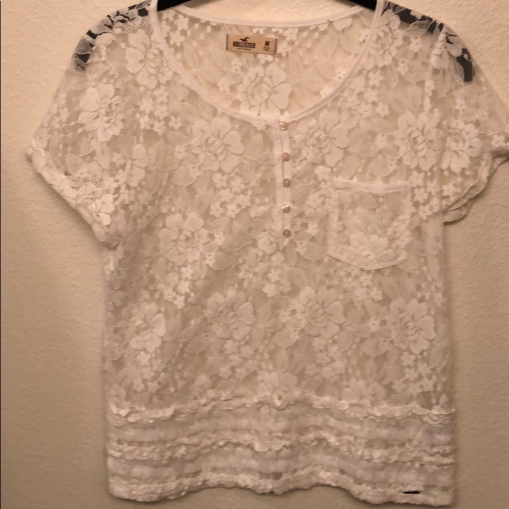 Hollister Lace Top